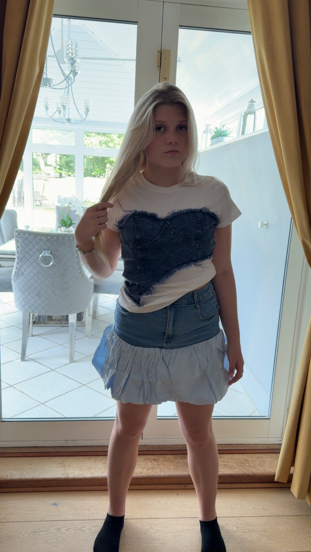 Blossom frilly skirts