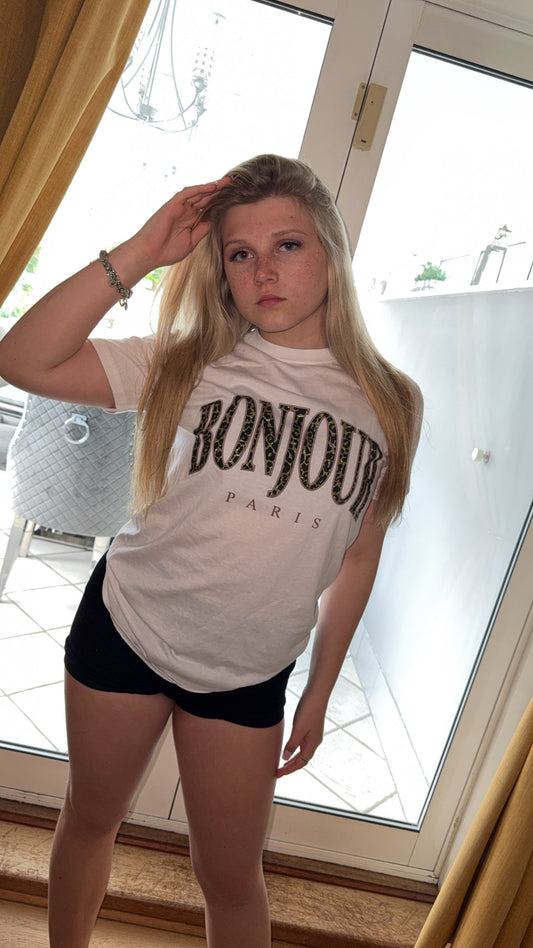 Bonjour T-shirt💋