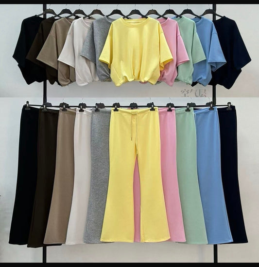 Summer 2 piece flare set